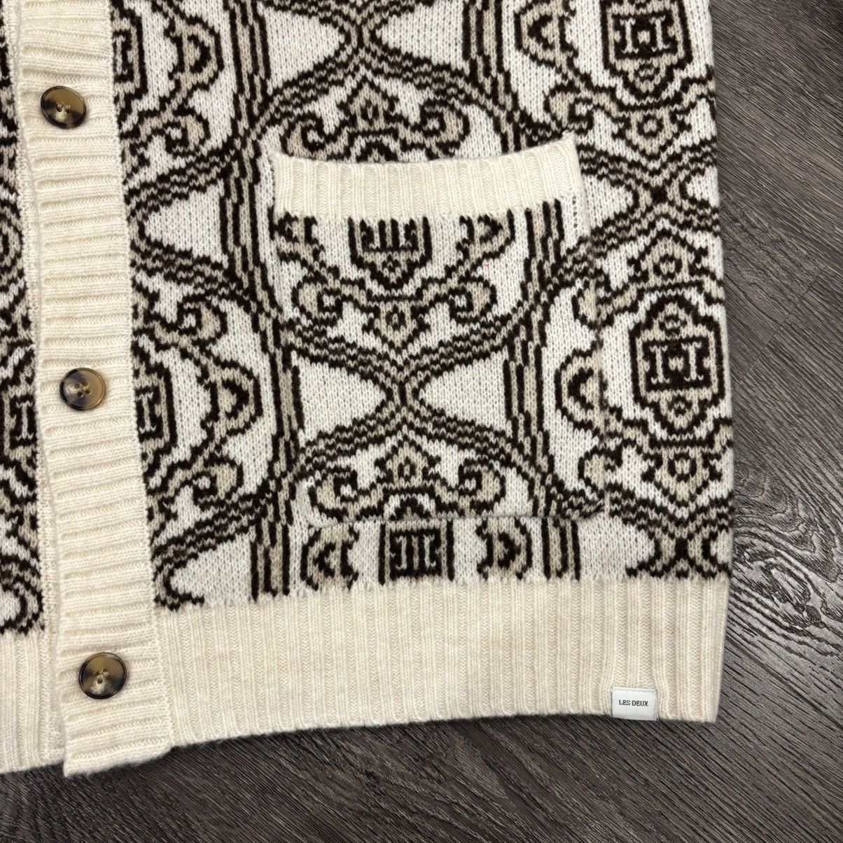 Les Deux Les Deux Fillip Jacquard Cardigan, Men’s XL Size US XL / EU 56 / 4 - 5 Thumbnail