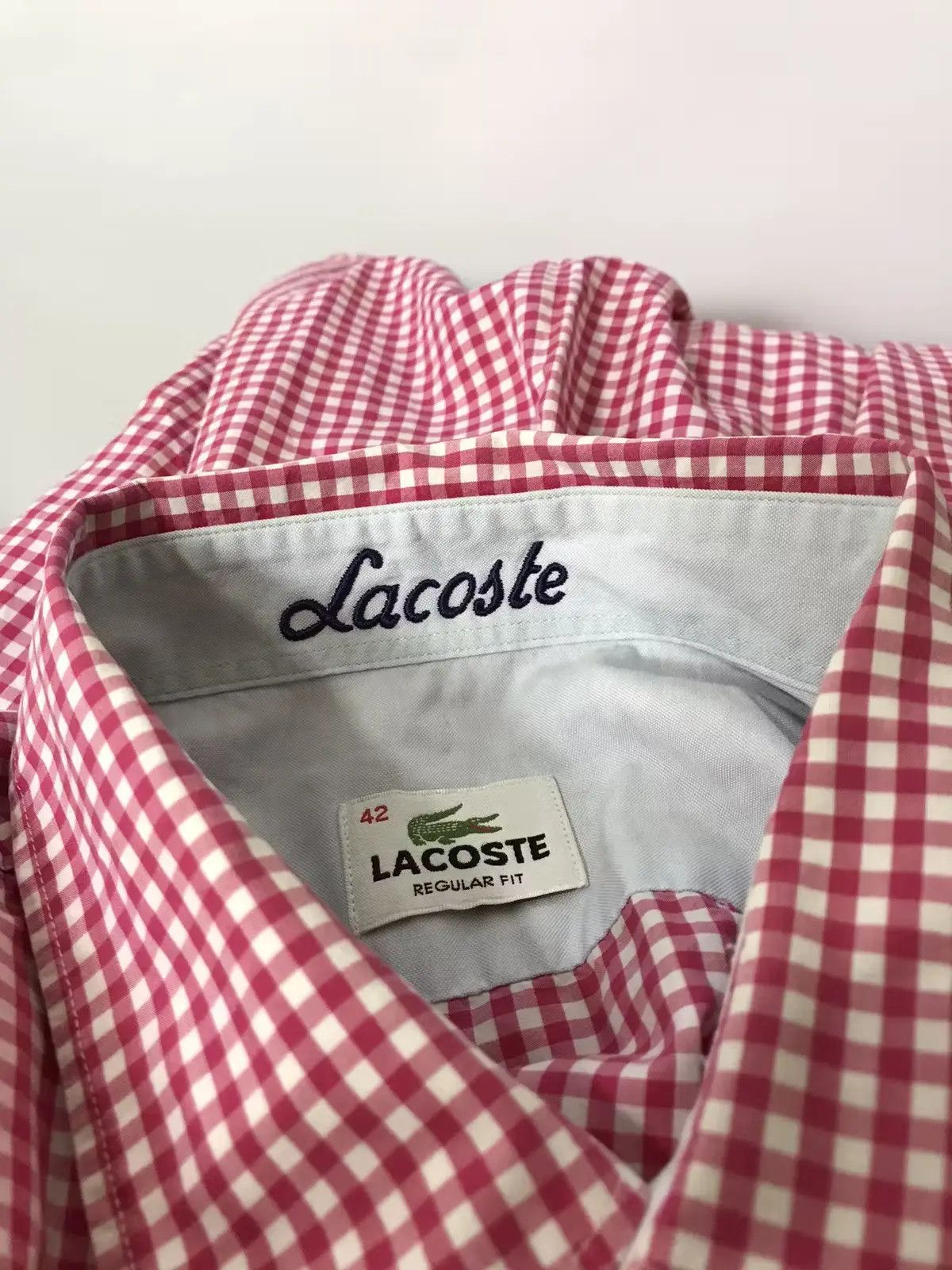 Lacoste Vintage Lacoste short sleeve shirt size 42 Size US M / EU 48-50 / 2 - 3 Thumbnail