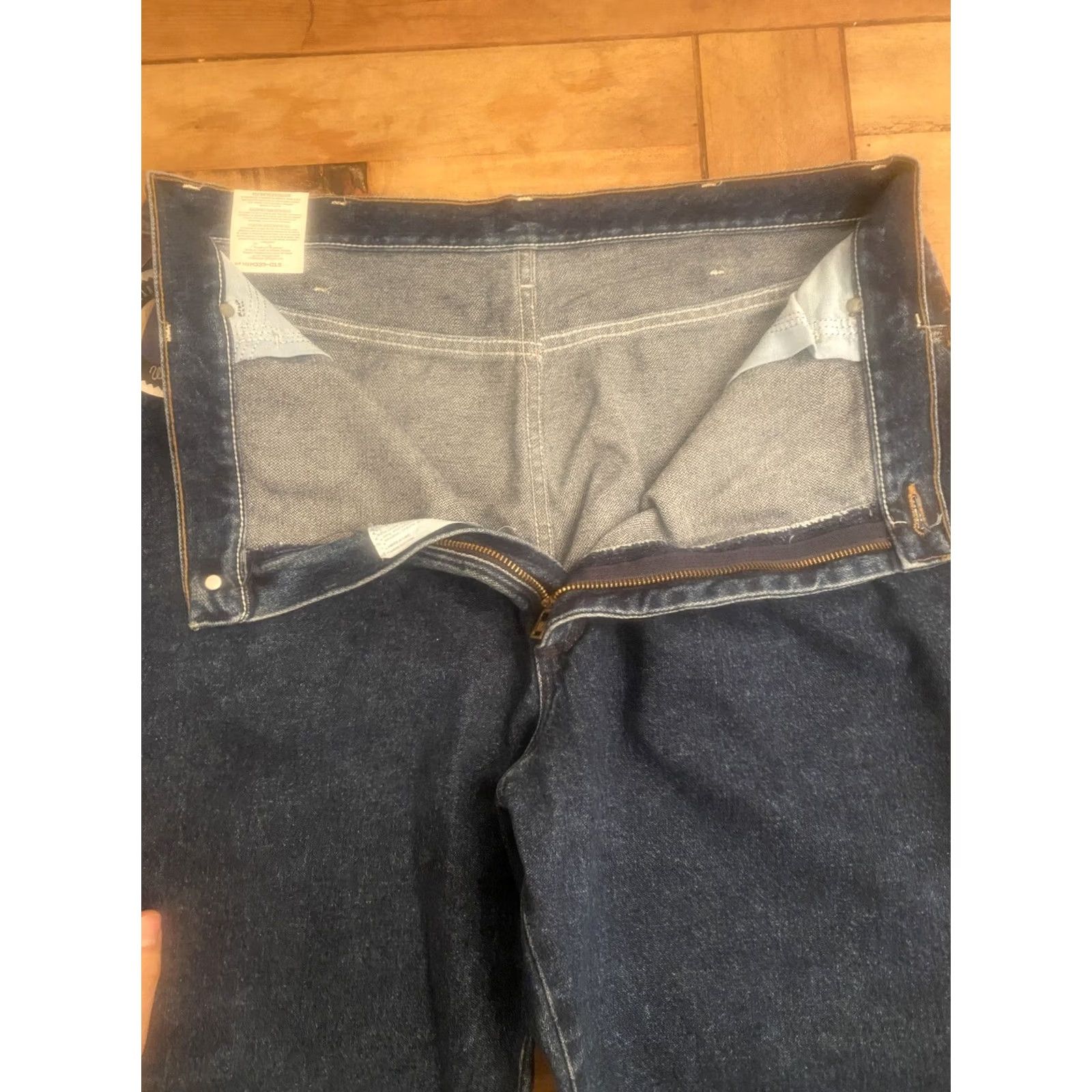 Wrangler VINTAGE Wrangler Bare Back Classic Fit Jeans 20 Tall 34 Black Cowboy Cut 1990s Mens Boys Girls Womens? Size 42" / US 20 - 5 Thumbnail