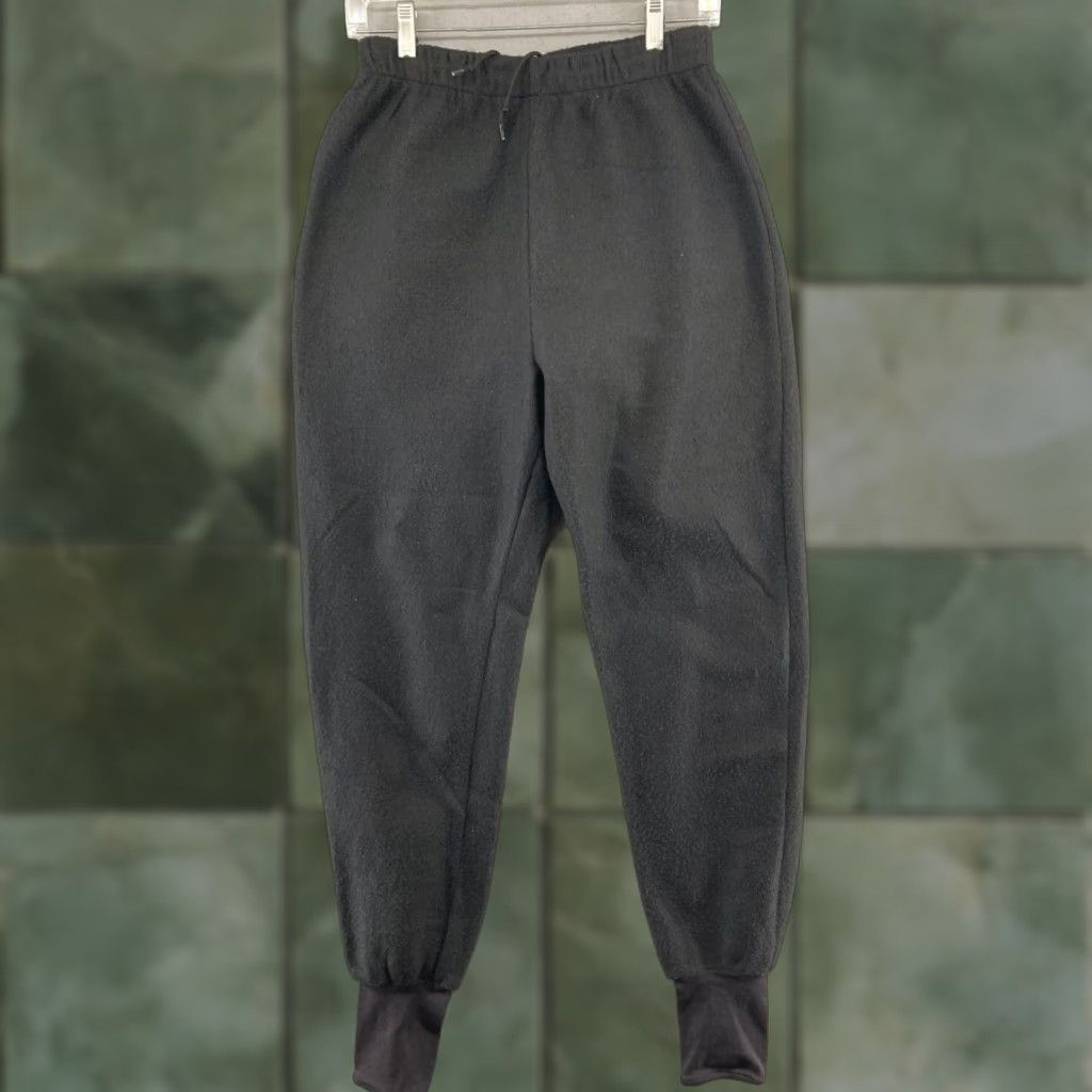 Vintage VINTAGE Columbia Pants M Womens Black Fleece Jogger Pockets Elastic Zip Pocket Outdoor 90s Hiking Mens Women Girls Size 32" / US 10 / IT 46 - 1 Thumbnail