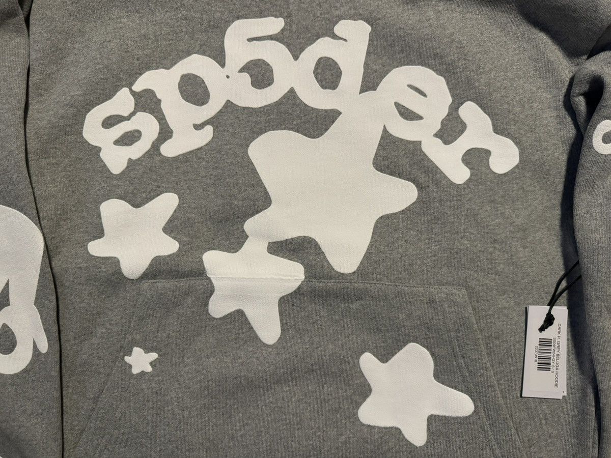 Sp5der Sp5der Beluga Dark Heather Grey Hoodie Size Medium Size US M / EU 48-50 / 2 - 3 Thumbnail