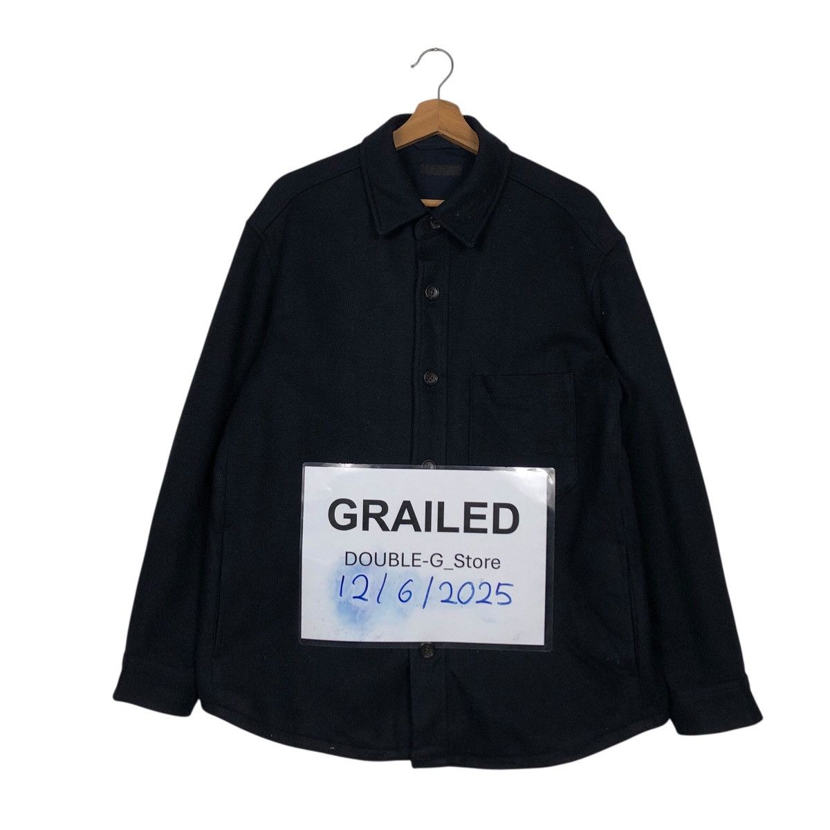 Japanese Brand Rich Blue Vintage Wool Chore Work Jacket Uniqlo Issey Miyake Size US L / EU 52-54 / 3 - 1 Thumbnail