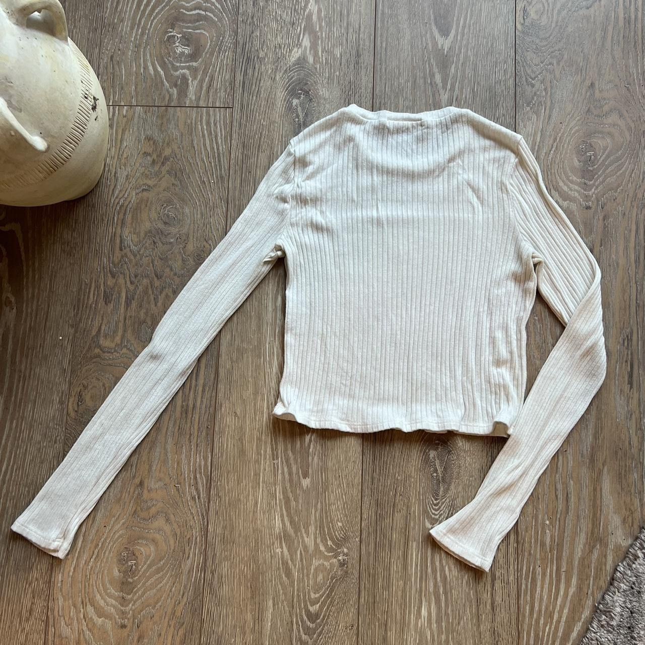 Reformation Reformation Long Sleeve Crop Top Size XS / US 0-2 / IT 36-38 - 4 Thumbnail