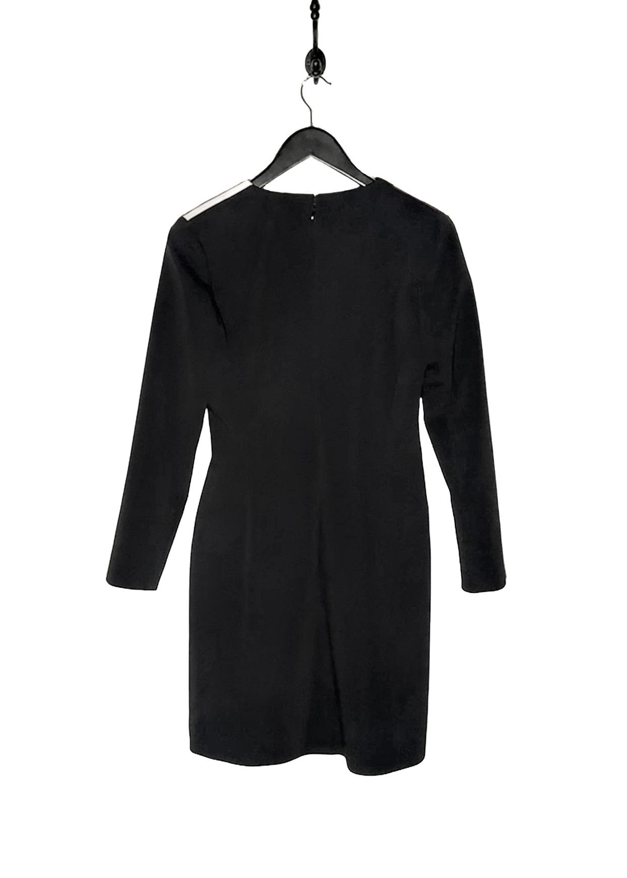 Mugler Mugler Bonded Black White Colourblock Crepe Mini Dress Size XS / US 0-2 / IT 36-38 - 5 Thumbnail
