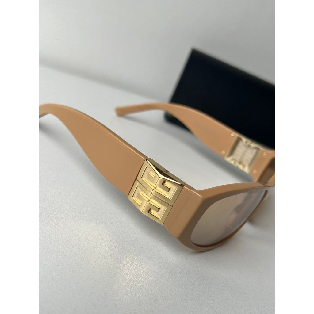Givenchy NEW Givenchy GV40054I Beige Monogram Logo Sunglasses Size ONE SIZE - 4 Thumbnail