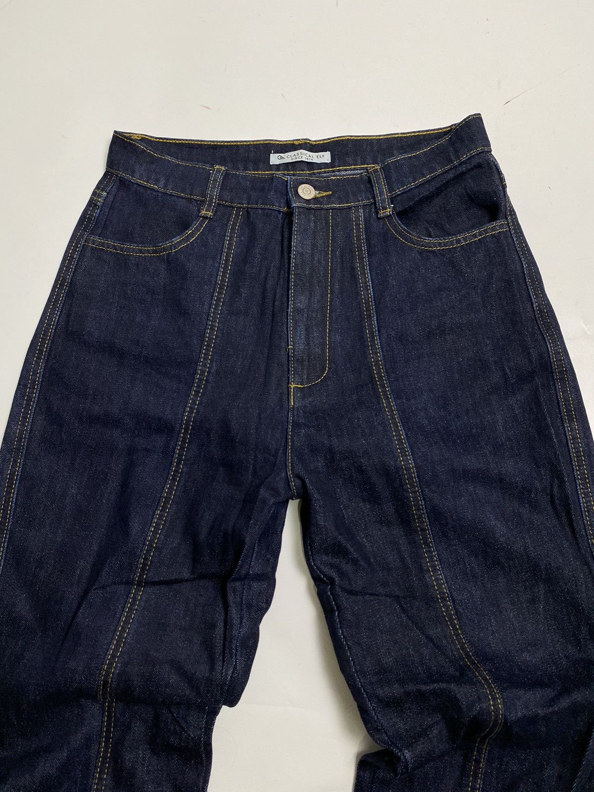 Japanese Brand × Jean Flare stripe denim jeans japanese brand Size US 28 / EU 44 - 7 Thumbnail