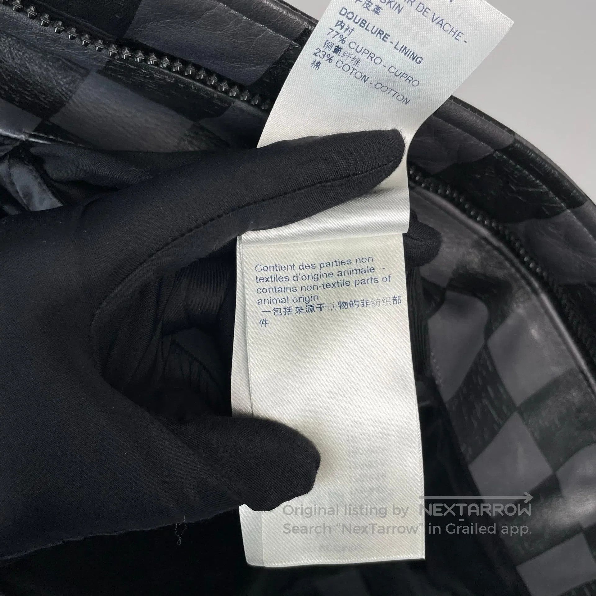 Louis Vuitton Louis Vuitton Black and grey checkered four pocket leather Size US S / EU 44-46 / 1 - 8 Thumbnail