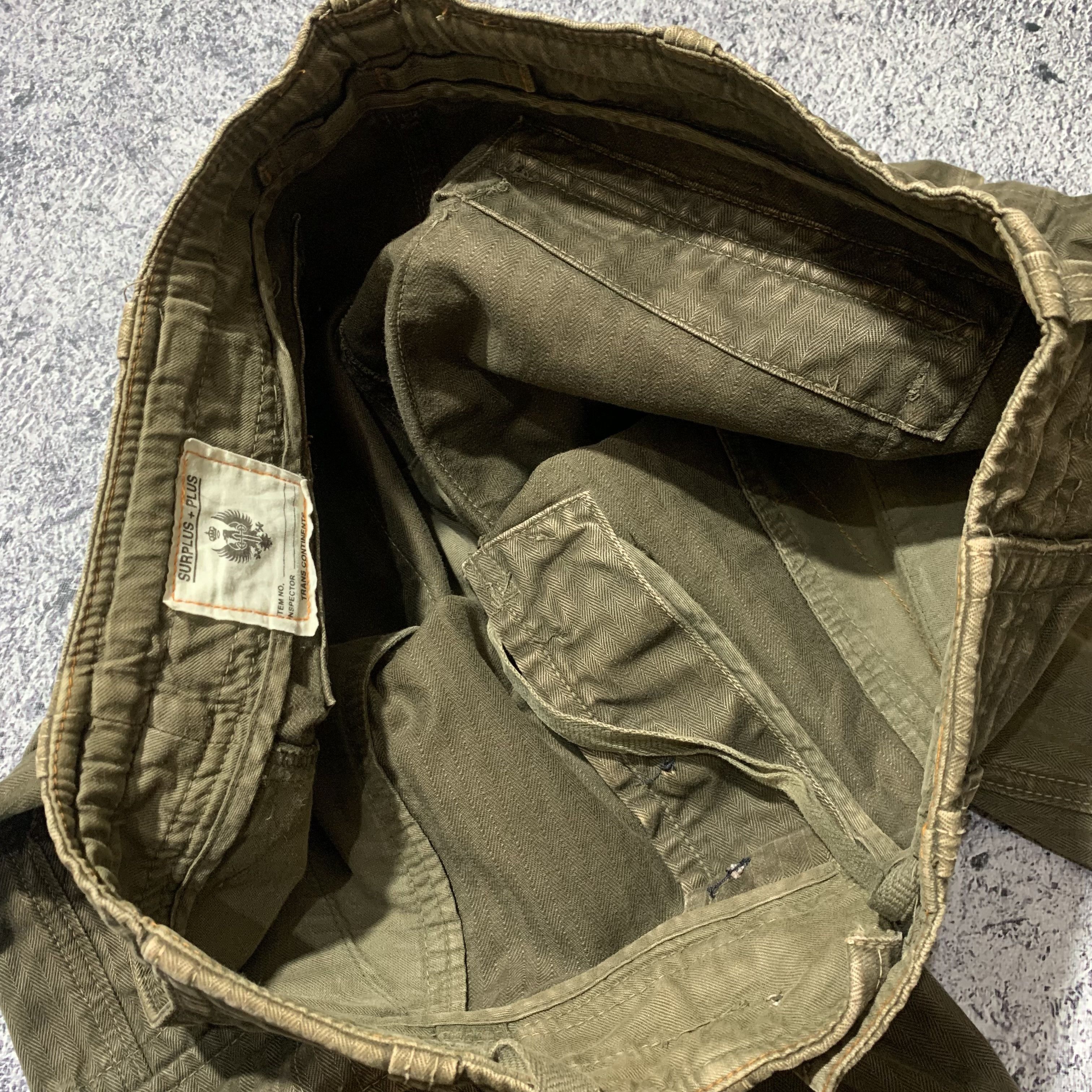 Hysteric Glamour × If Six Was Nine × Le Grande Bleu (L.G.B.) 2000s SURPLUS Flare Ripstop Bondage Cargo Pants y2k style Size US 33 - 5 Thumbnail
