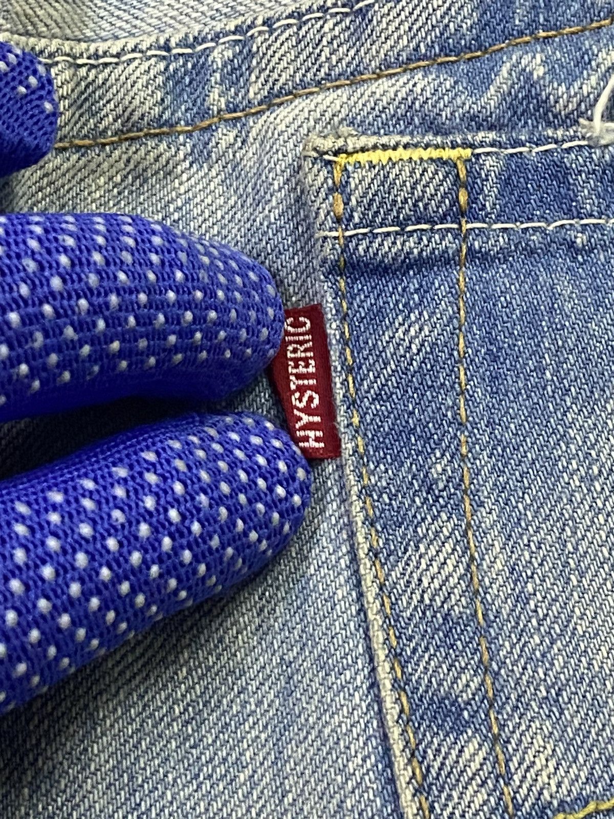 Hysteric Glamour Hysteric Glamour Patchwork Denim Mini Skirt Size 30" / US 8 / IT 44 - 10 Thumbnail