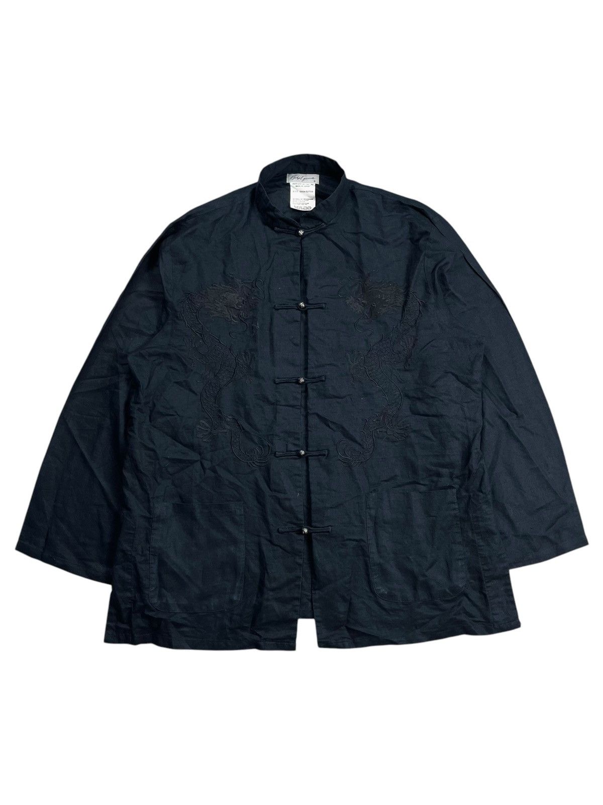 Yohji Yamamoto Yohji Yamamoto Mainline - Dragon Cheongsam Shirt Size US L / EU 52-54 / 3 - 3 Thumbnail
