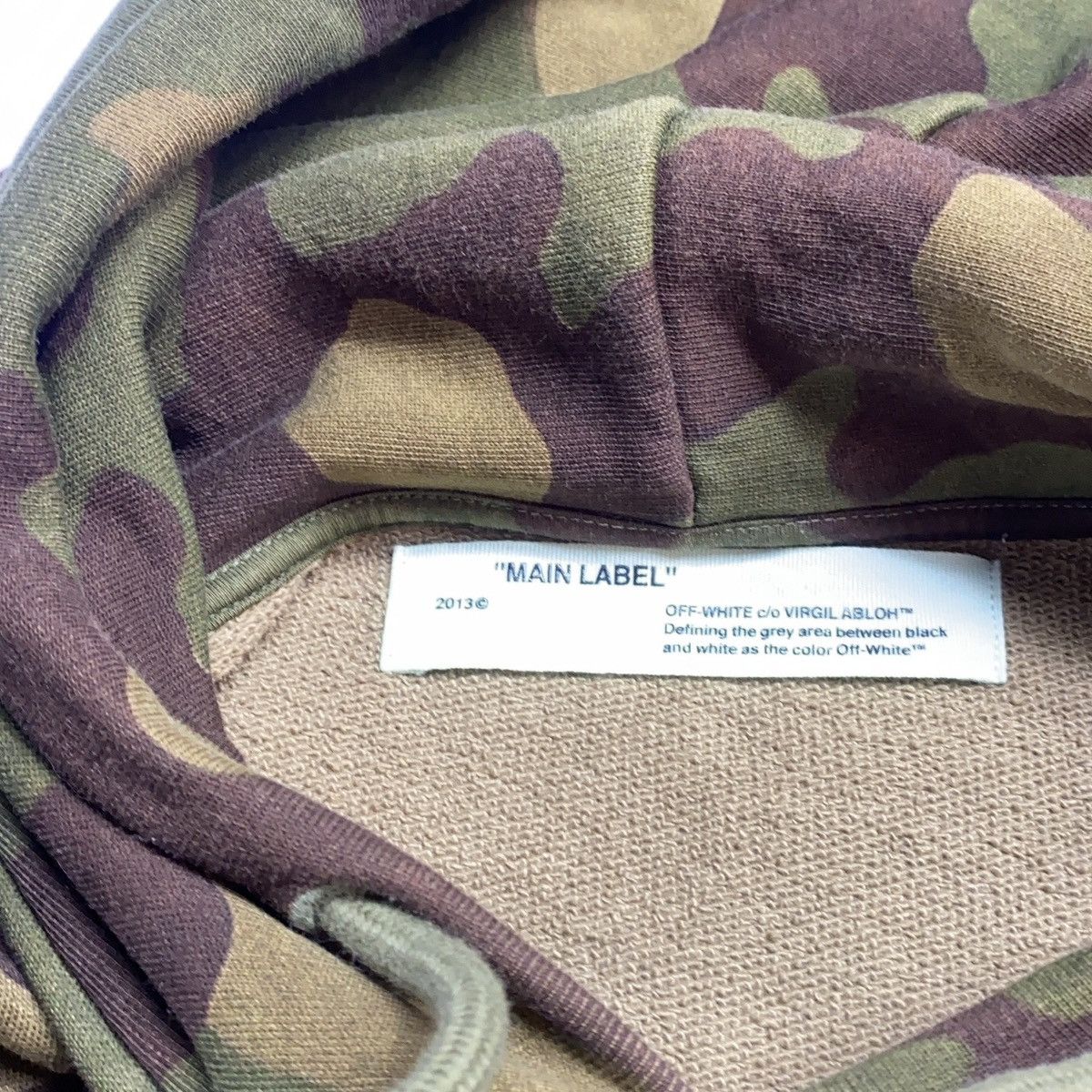 Off-White Off-White Virgil Abloh camouflage cotton-jersey hoodie Size US L / EU 52-54 / 3 - 3 Thumbnail