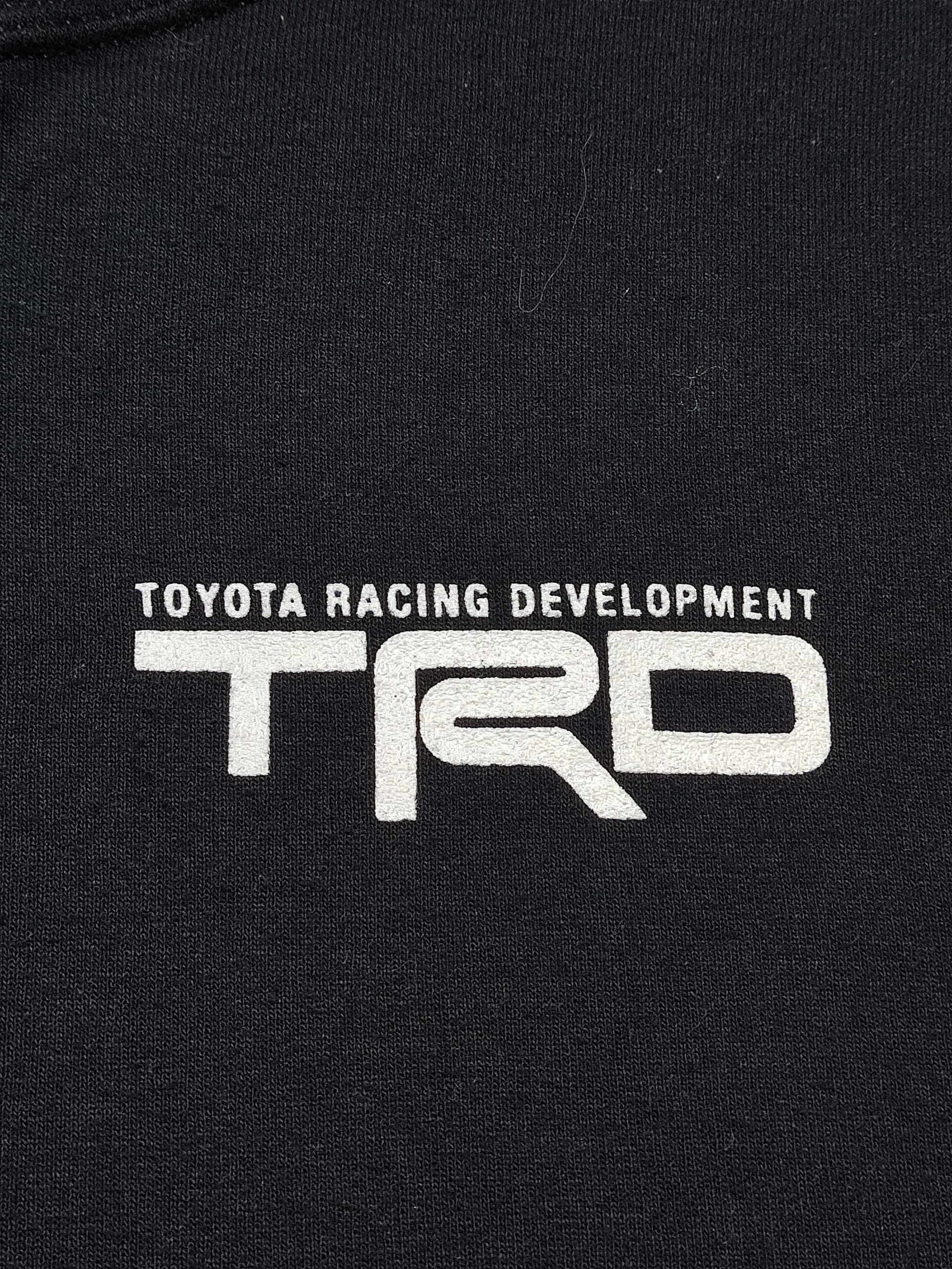 Vintage Toyota TRD Hoodie Black Pullover Sweatshirt Toyota Racing Size US XL / EU 56 / 4 - 5 Thumbnail