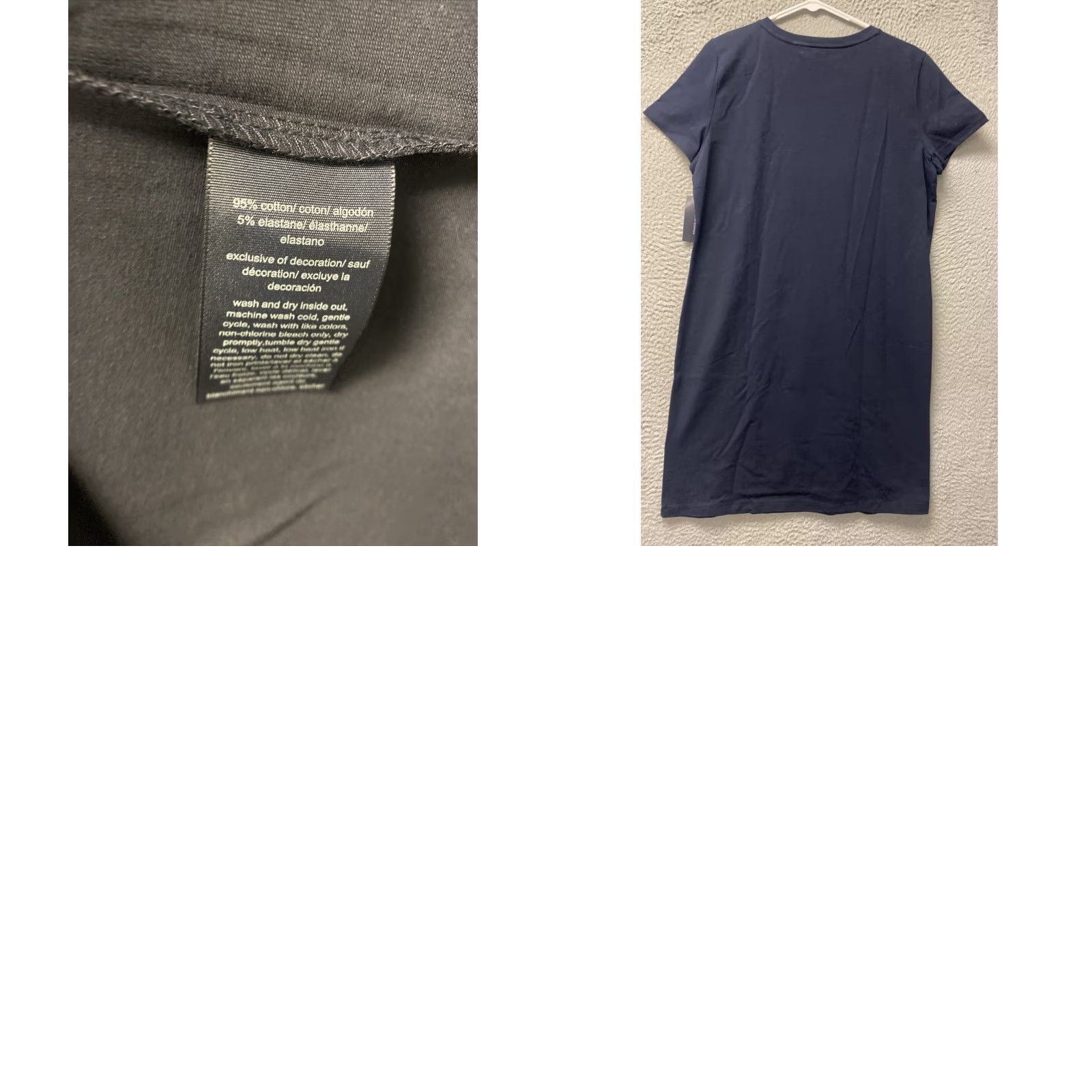 Tommy Hilfiger VINTAGE Tommy Hilfiger Women Short Sleeve T Shirt Dress Size L Navy 90s Dress Midi NWT Size L / US 10 / IT 46 - 8 Thumbnail