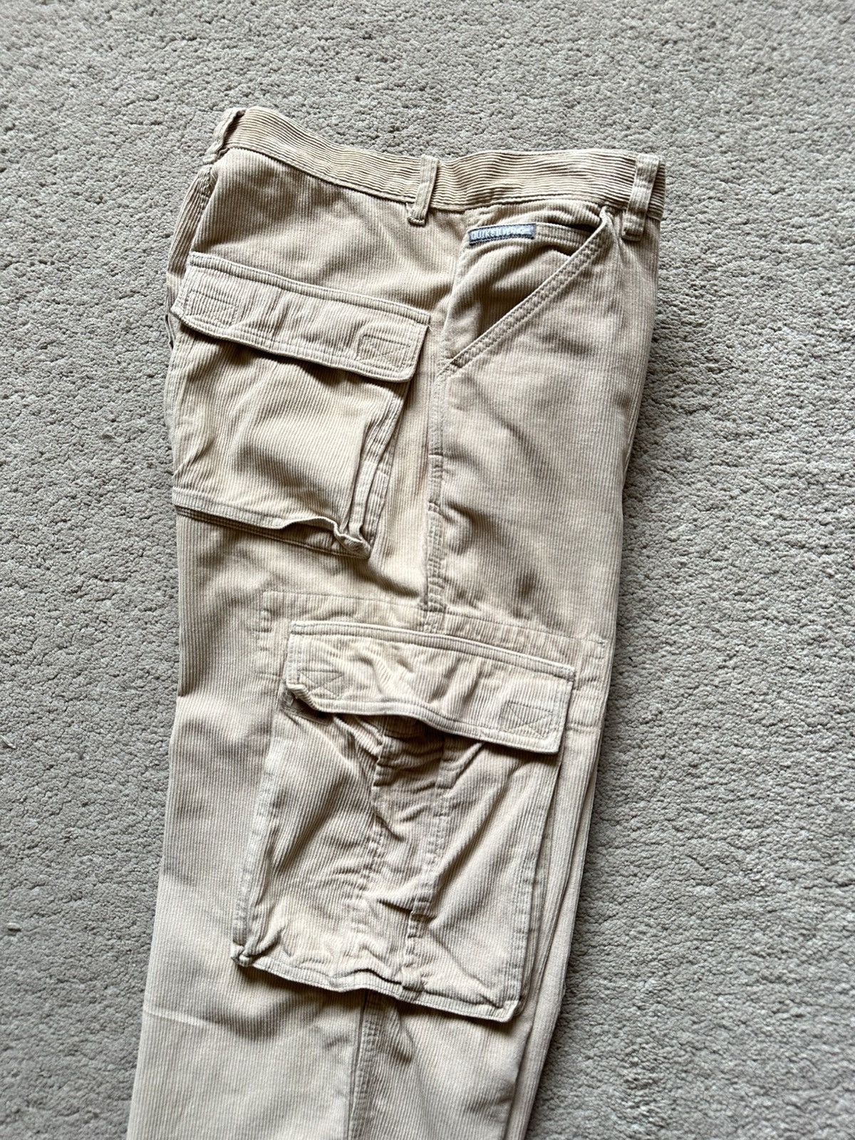 Quiksilver 1990s Quiksilver Corduroy Baggy Cargo Pant Size US 32 / EU 48 - 11 Thumbnail