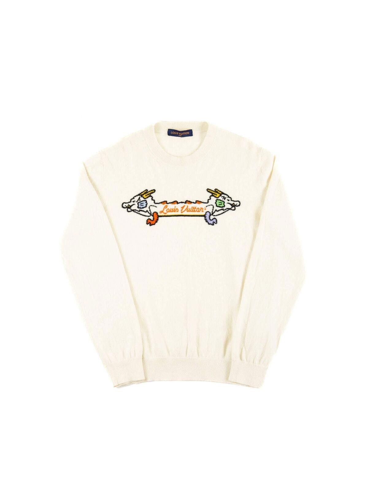 Louis Vuitton Mens x Nigo Dragon Intarsia Jacquard