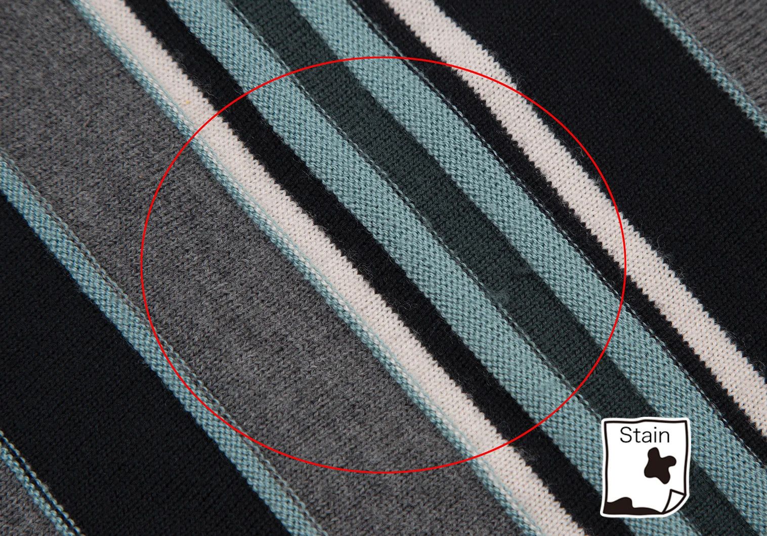 Etro Wool Stripe V-Neck Knit Vest in Gray and Navy XXL Size US XXS / EU 40 - 4 Thumbnail