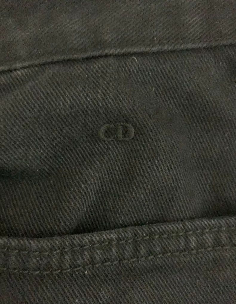 Dior Dior co-branded black flower skull jeans Size US 29 - 6 Thumbnail