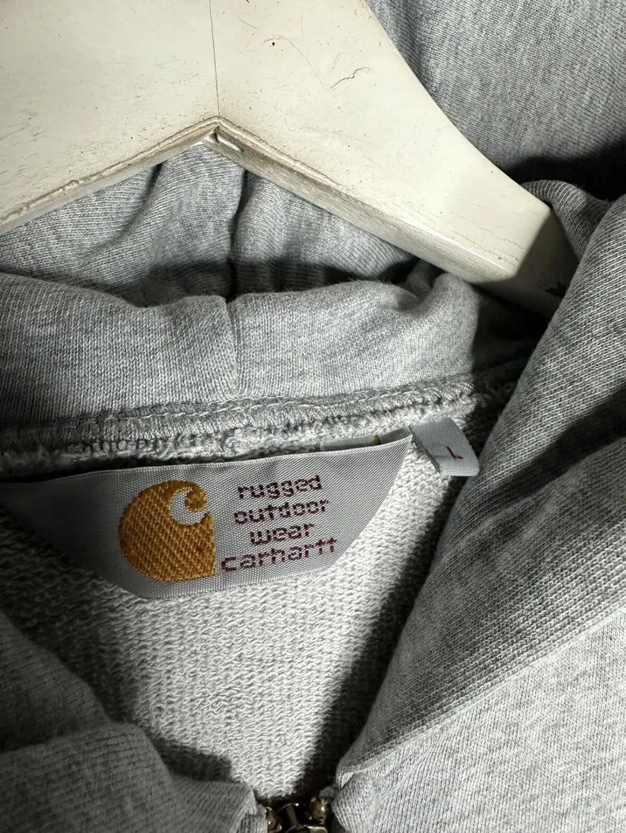 Carhartt Y2K Carhartt Vintage Full Zip Hoodie Logo Man’s Size L Size US L / EU 52-54 / 3 - 5 Thumbnail