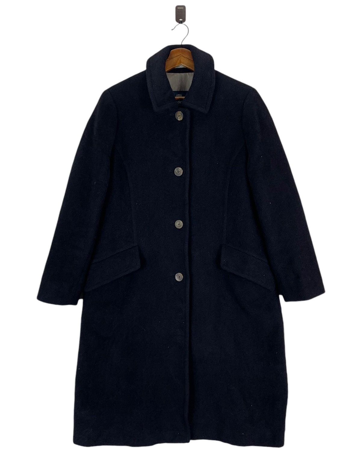 Aquascutum × Autumn Cashmere Vintage Aquasqutum Wool Cashmere Overcoat Size US M / EU 48-50 / 2 - 1 Thumbnail