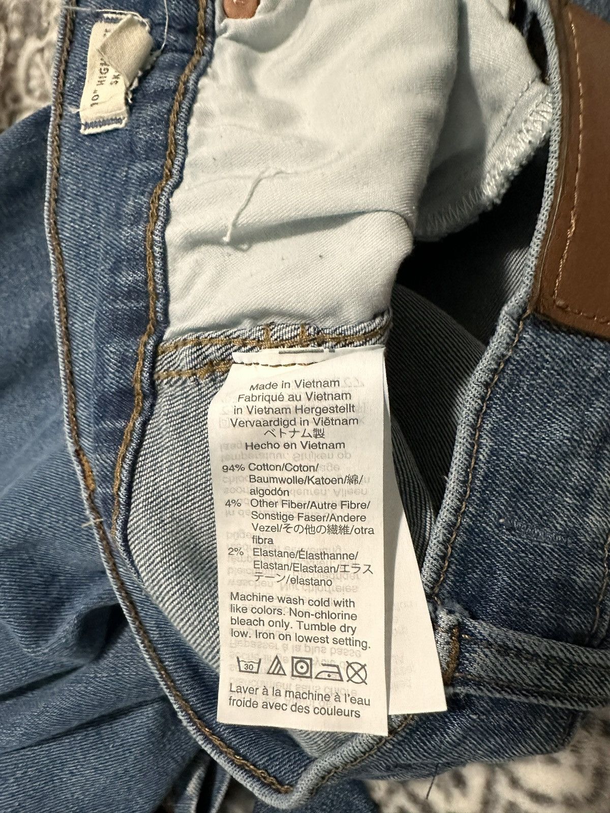 Madewell Madewell Flare Patchwork Jeans Size 26 Size 26" / US 2 / IT 38 - 7 Thumbnail