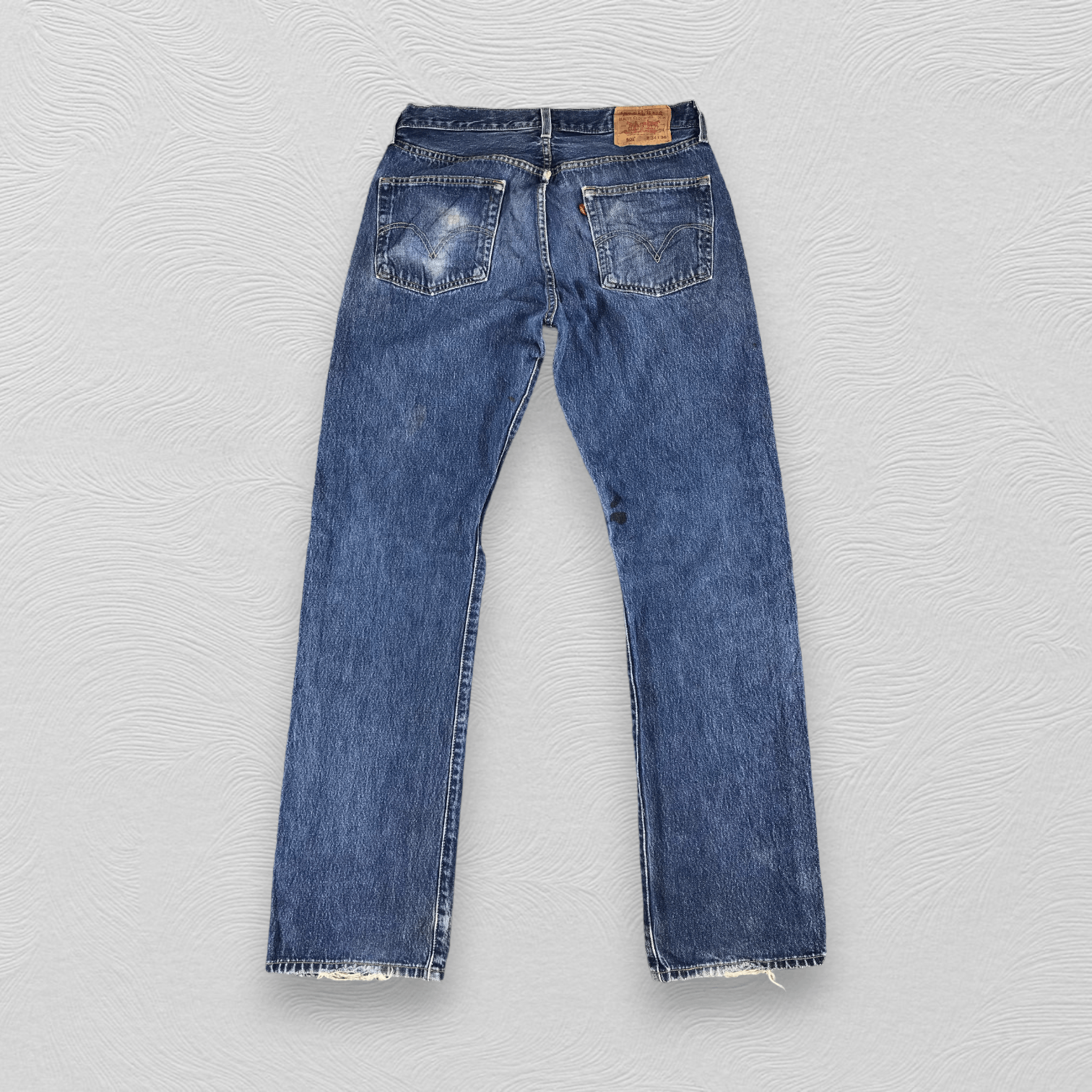 Levi's Vintage Levi's 501 Jeans Dark Wash Denim KJ177 Size US 33 - 2 Thumbnail