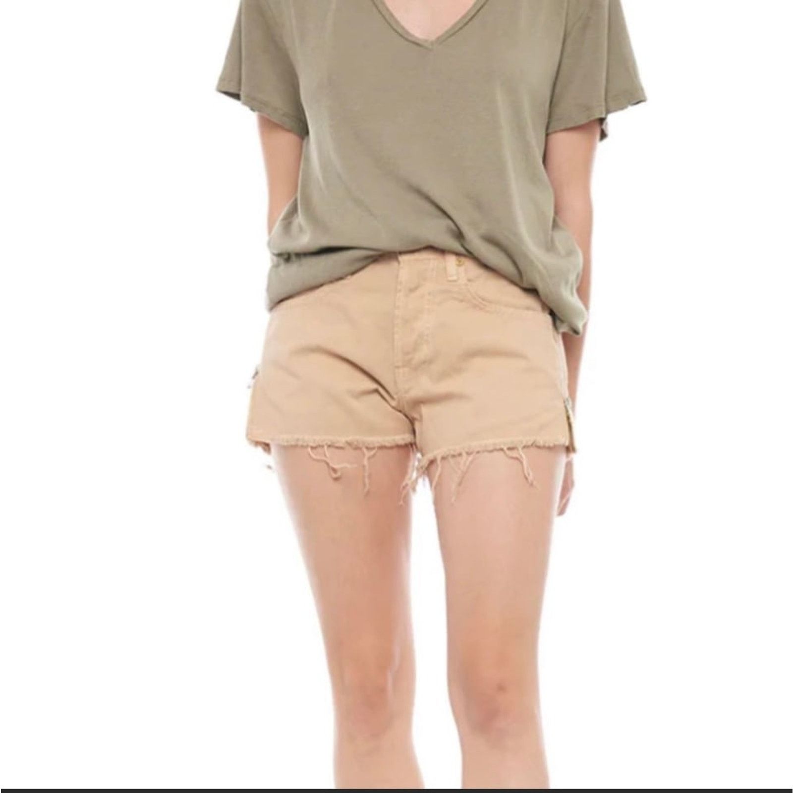Sandrine Rose Sandrine Rose x FP Beige (NWT Beige Zipper Womens Size 27 Size 27" / US 4 / IT 40 - 1 Thumbnail