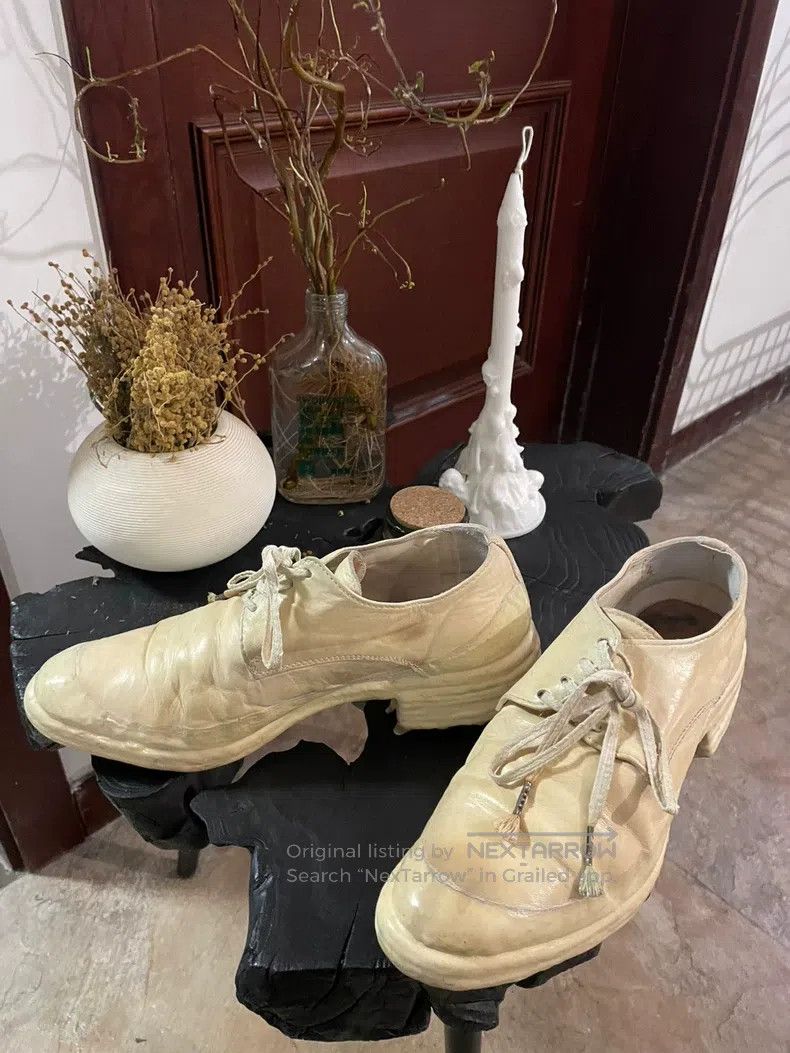 Carol Christian Poell Carol Christian Poell White drop glue Derby shoes Size US 7 / IT 37 - 1 Thumbnail