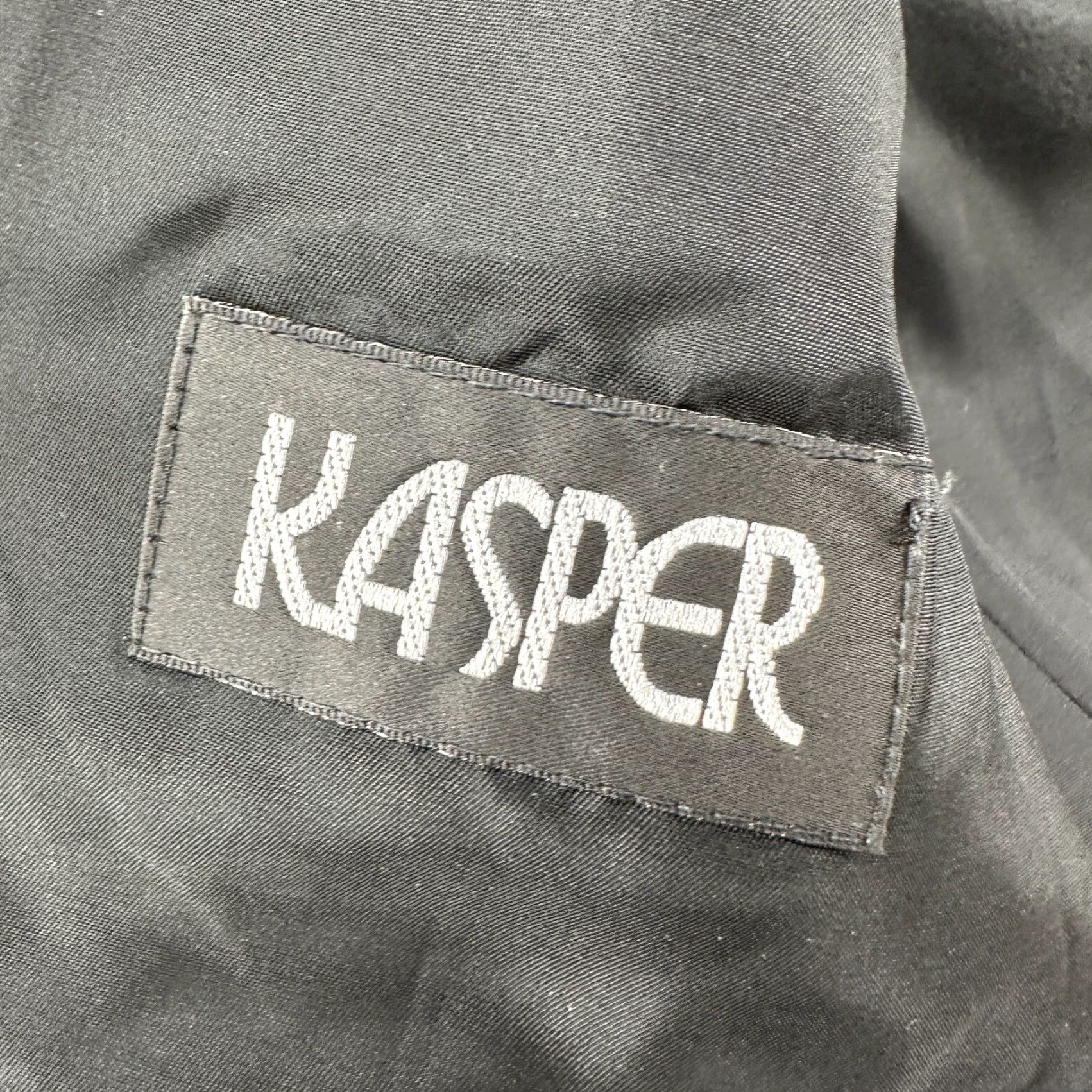 Kasper VINTAGE Kasper Coat Mens L Black Long Cashmere Blend Button Up Open 80s Classic Overcoat Long Sleeve Size US L / EU 52-54 / 3 - 7 Thumbnail