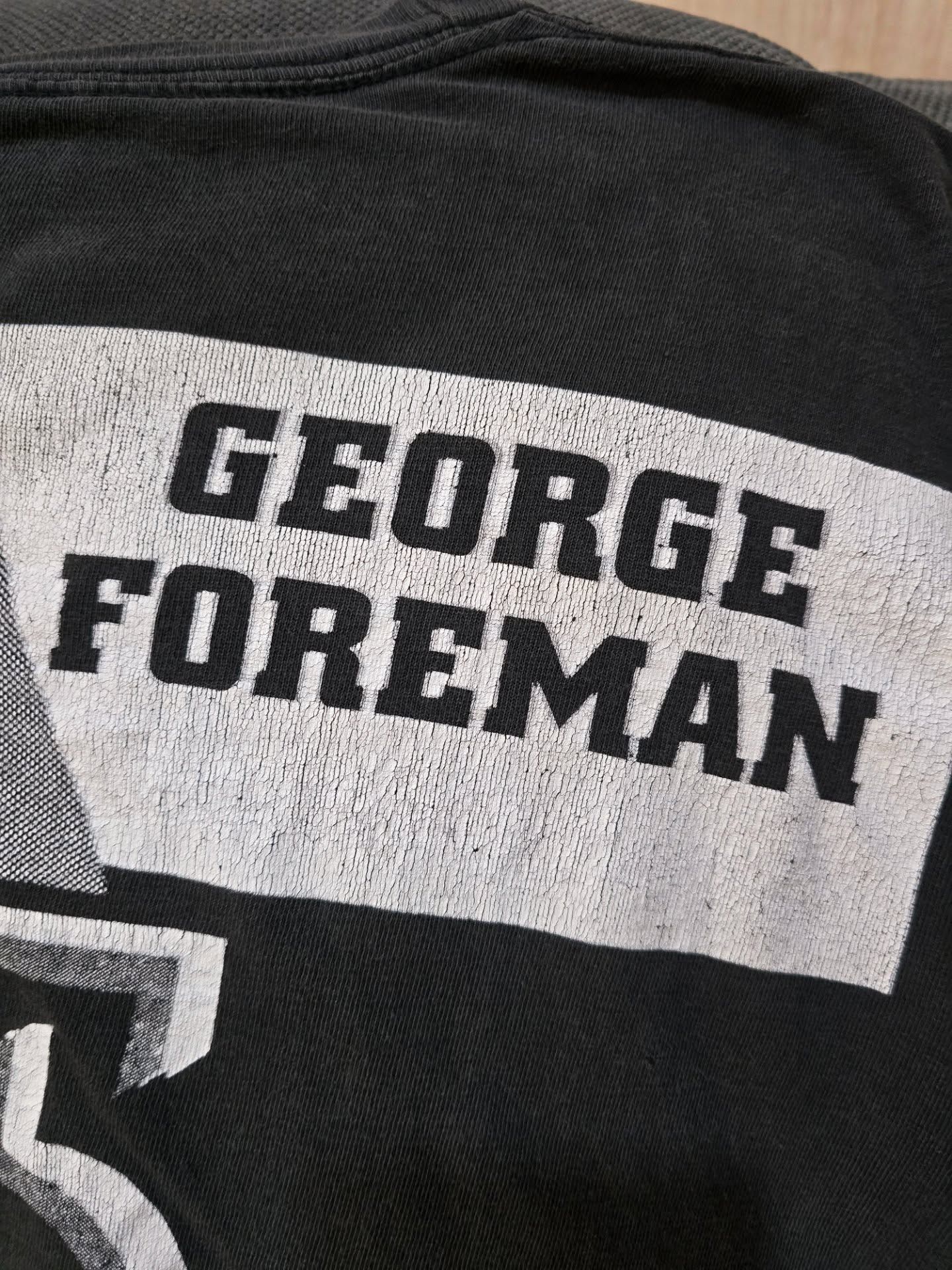 Vintage Vintage TYSON vs FOREMAN - 1995s T-shirtt RAP TEE Size US XL / EU 56 / 4 - 6 Thumbnail