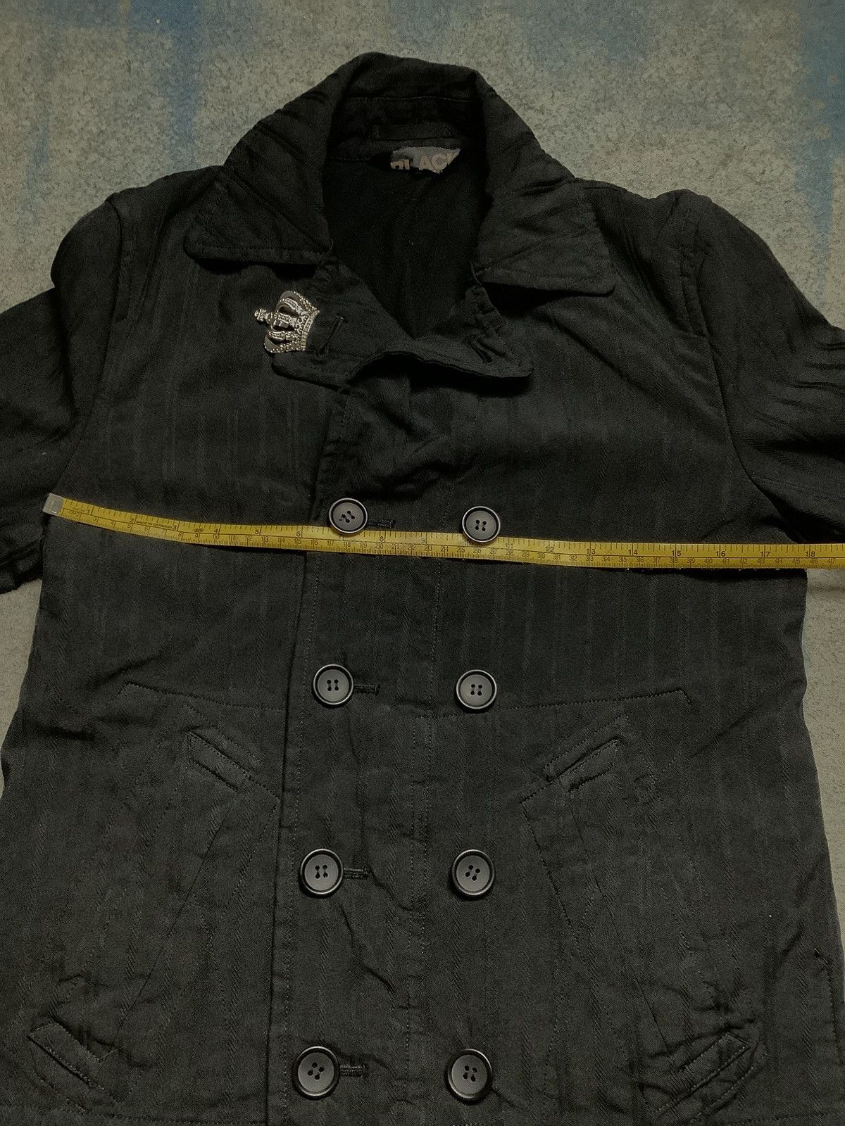 Comme des Garcons × Comme des Garcons Black × Comme des Garcons Homme Plus COMME DES GARCONS BLACK Double AD2018 1B-C005 Size US S / EU 44-46 / 1 - 15 Thumbnail