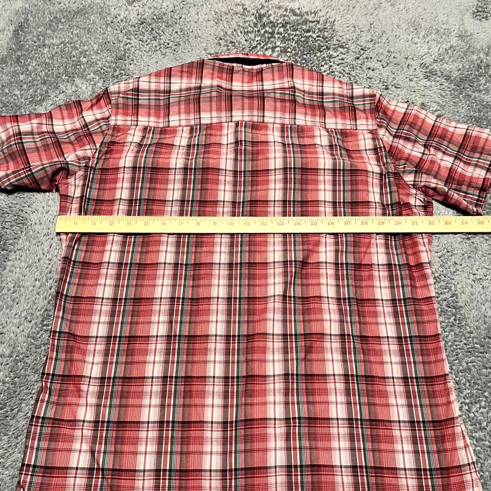 Vintage Kuhl Shirt Mens M Red Eluxur Plaid Short Sleeve Button Down Hiking Casual Size US M / EU 48-50 / 2 - 5 Thumbnail