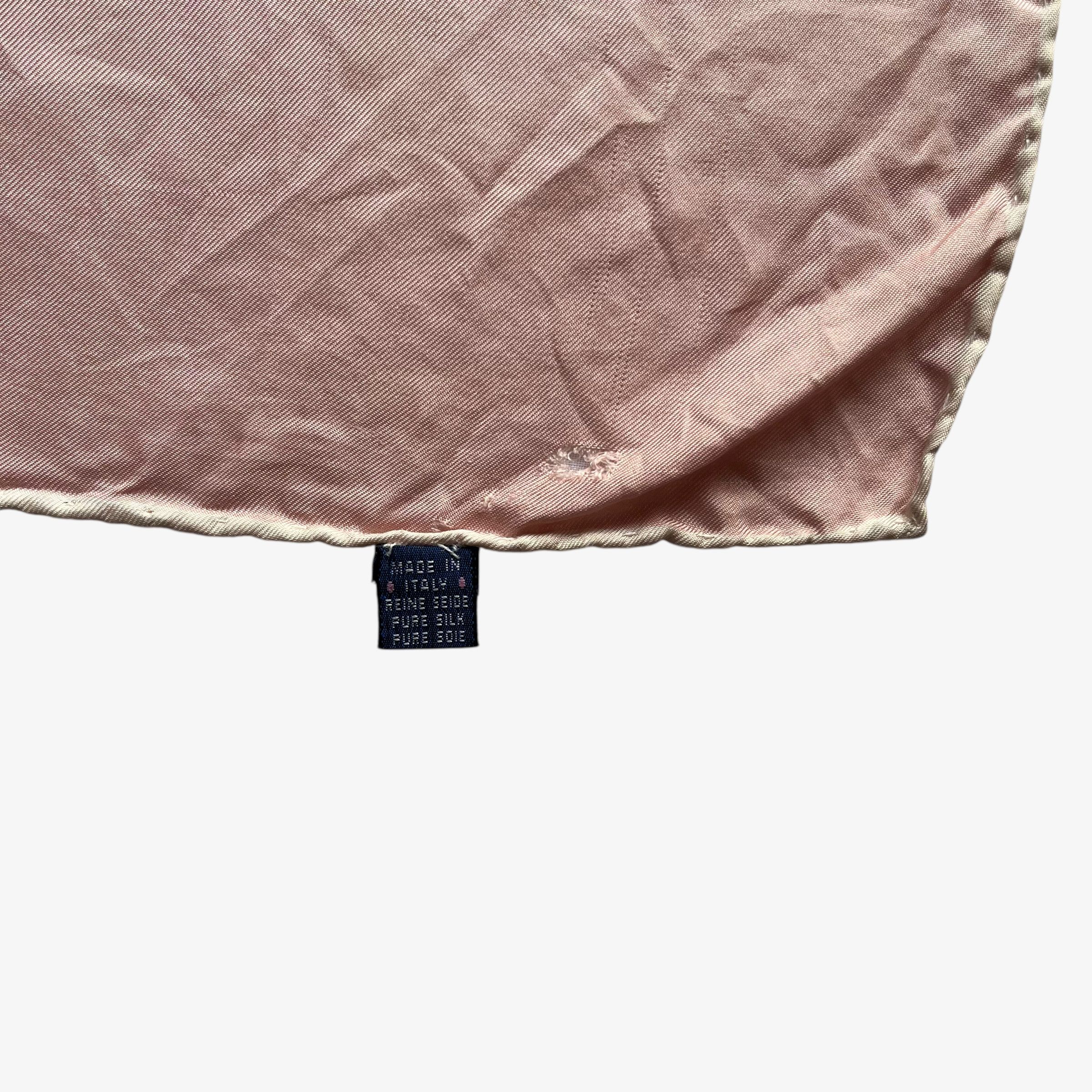 Burberry Vintage 80s Burberry Nova Check Umbrella Print Silk Scarf Size ONE SIZE - 3 Thumbnail