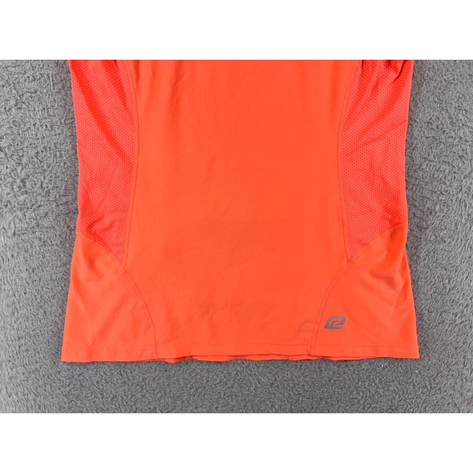 Vintage Roadrunner Shirt Womens Medium Orange High Visibility Tank Sleeveless Polyester Size M / US 6-8 / IT 42-44 - 7 Thumbnail