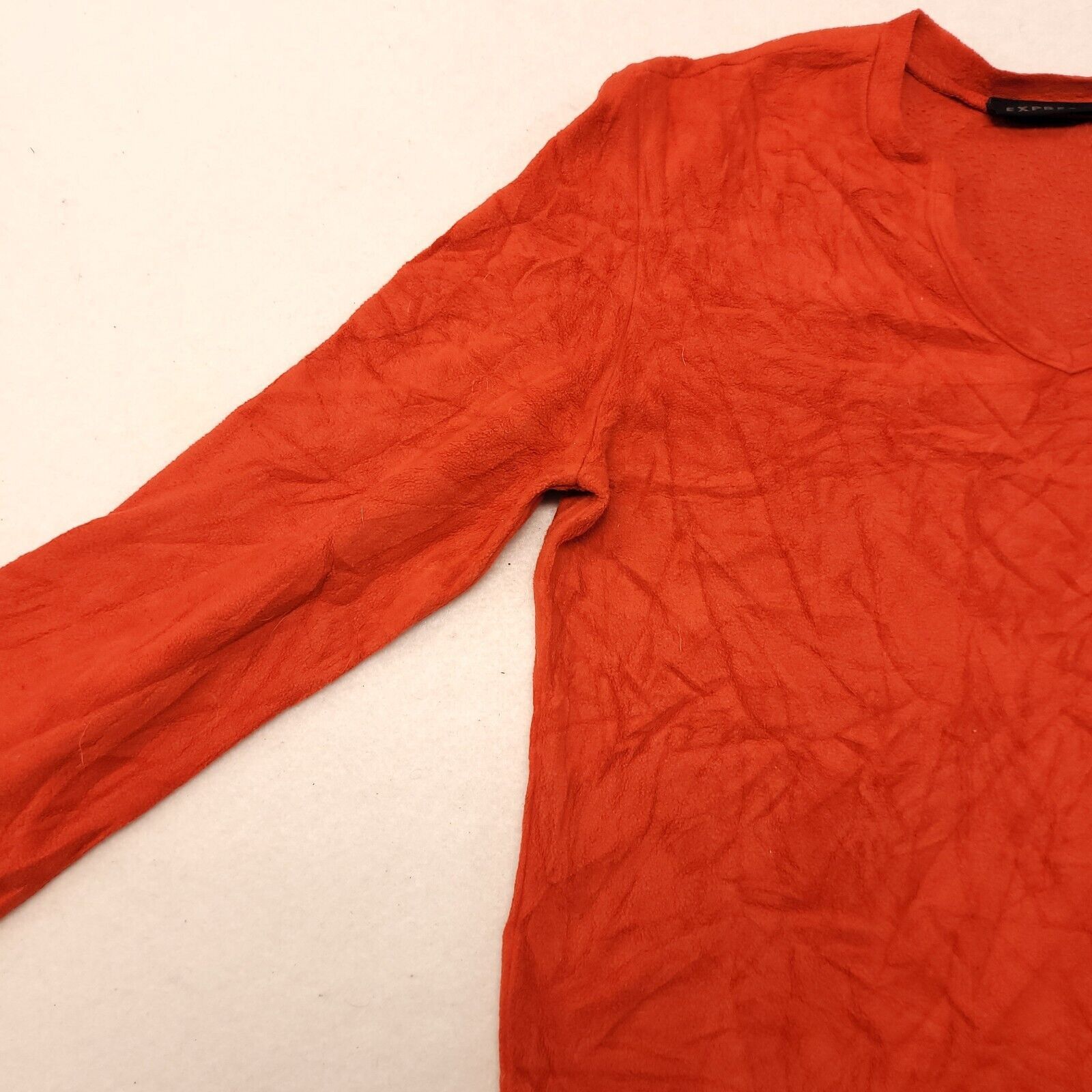 Express Express Casual Pullover T Shirt Womens Size Extra Small Red Size XS / US 0-2 / IT 36-38 - 4 Thumbnail