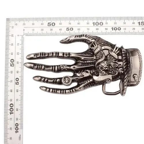 Other Heavy Metal Rock Knight Skeleton belt buckle ( no belt ) Size ONE SIZE - 3 Thumbnail