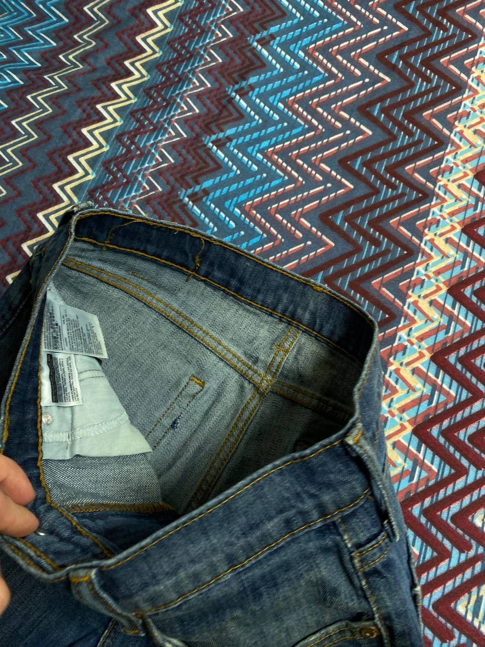 Levi's × Vintage Vintage Jeans Faded Distressed Japanese Y2K Straight Size US 31 - 3 Thumbnail