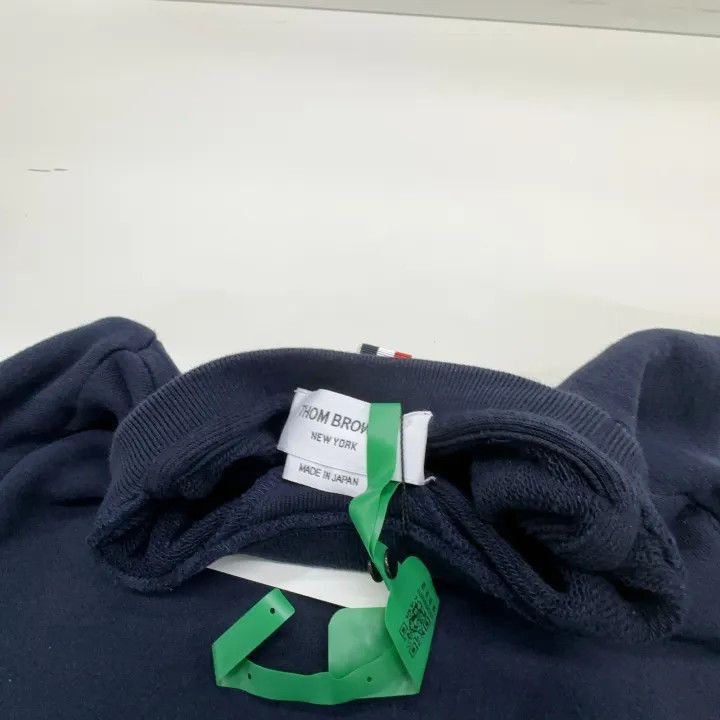Thom Browne Thom Browne Navy Blue Logo Sweatshirt for Women -2507 Size M / US 6-8 / IT 42-44 - 3 Thumbnail