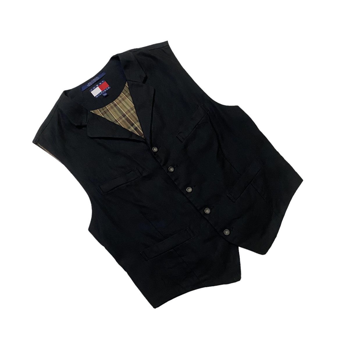 Tommy Hilfiger × Vintage Tommy Hilfiger Hemp Vest jacket Size US M / EU 48-50 / 2 - 2 Thumbnail