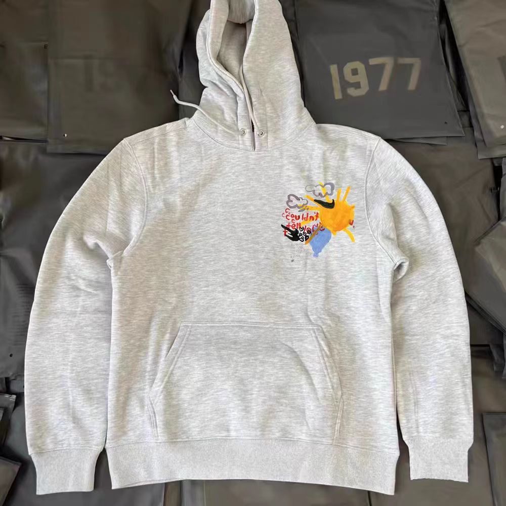 Japanese Brand Gray street retro sun graffiti hoodie y2k Size US L / EU 52-54 / 3 - 2 Thumbnail