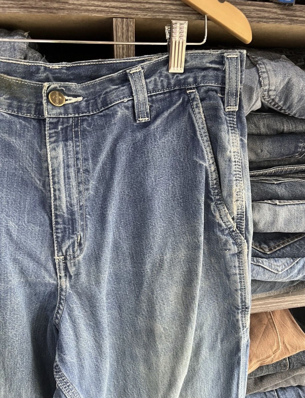 Carhartt 🔥Very Rare Vintage Carhartt Samples Carpenter Pant Size US 33 - 7 Thumbnail