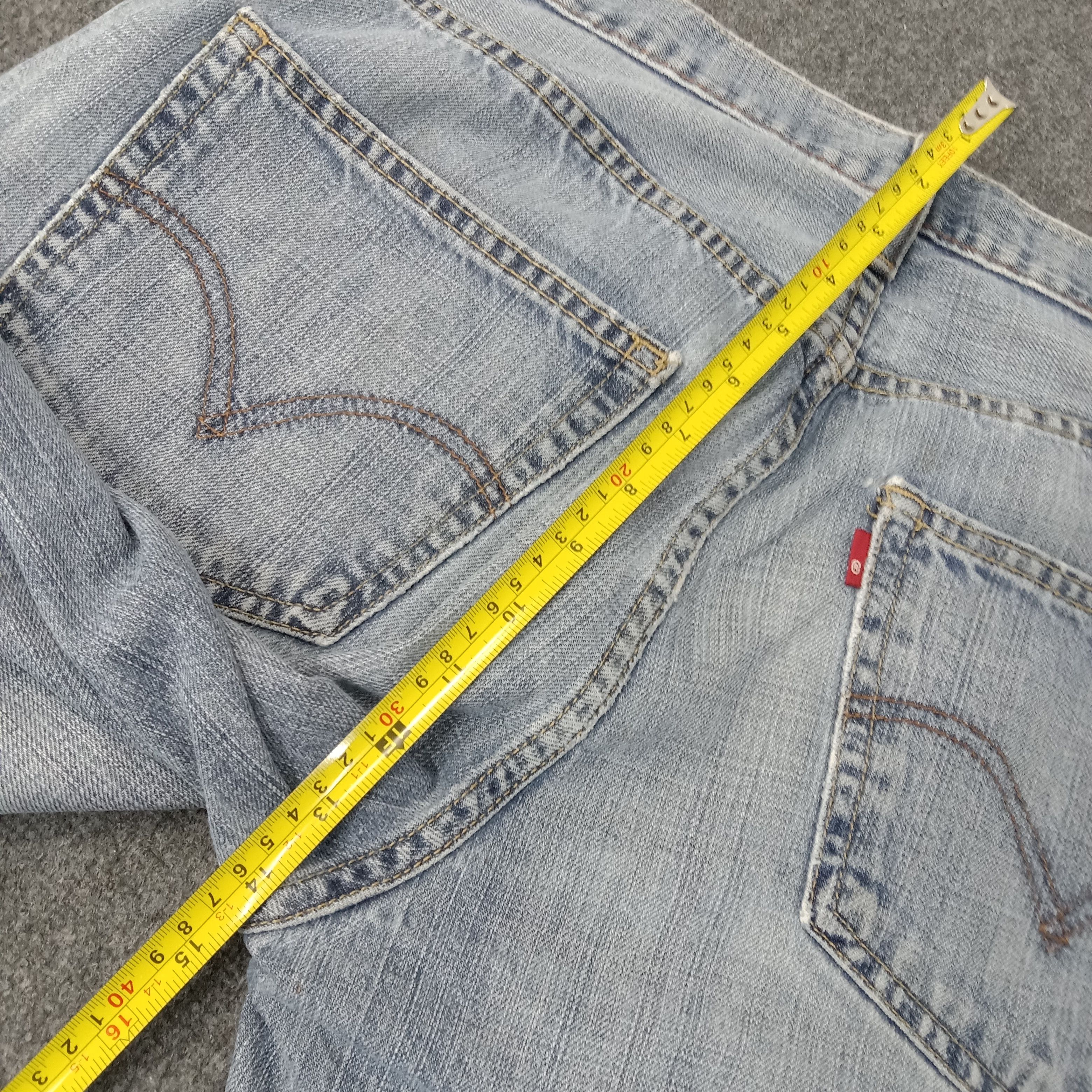 Levi's × Vintage Levi's 569 Loose Straigh America Brand Short Denim Jeans Size US 34 / EU 50 - 6 Thumbnail