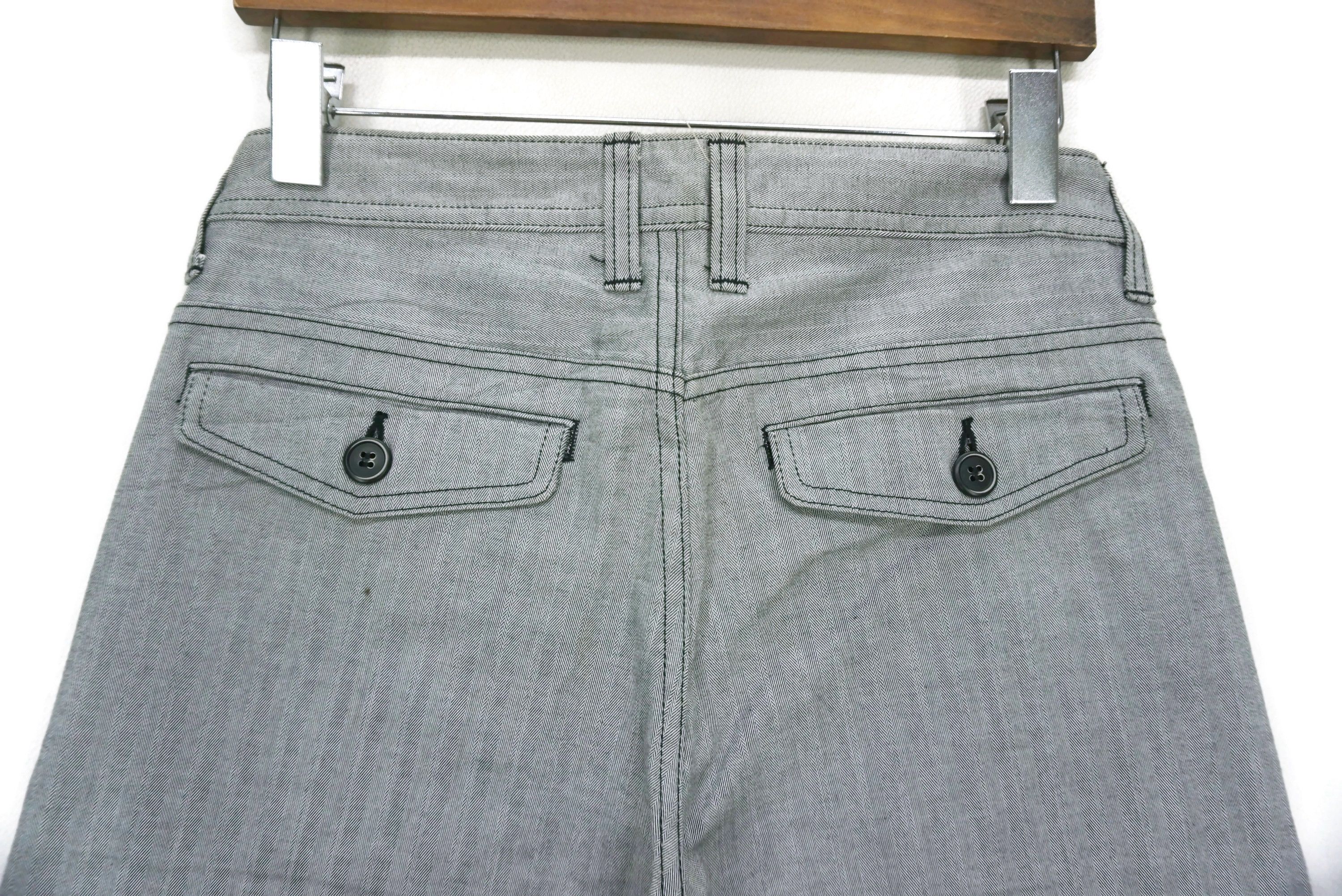 Japanese Brand Men's Bigi Pants fit W30xL29 Low-Rise Bootcut Flared Hickory Size US 30 / EU 46 - 7 Thumbnail