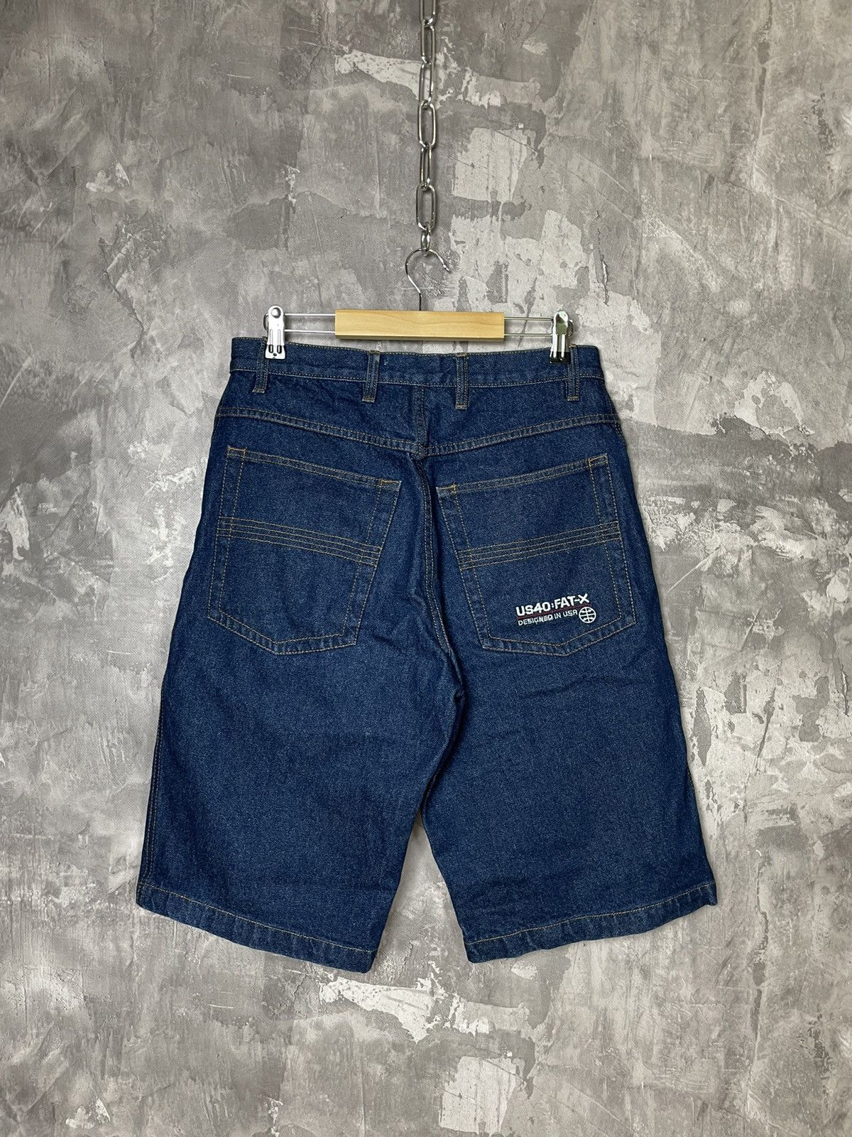 Southpole Crazy Y2k Vintage Baggy Shorts Denim Grunge Jnco Style Size US 32 / EU 48 - 1 Thumbnail