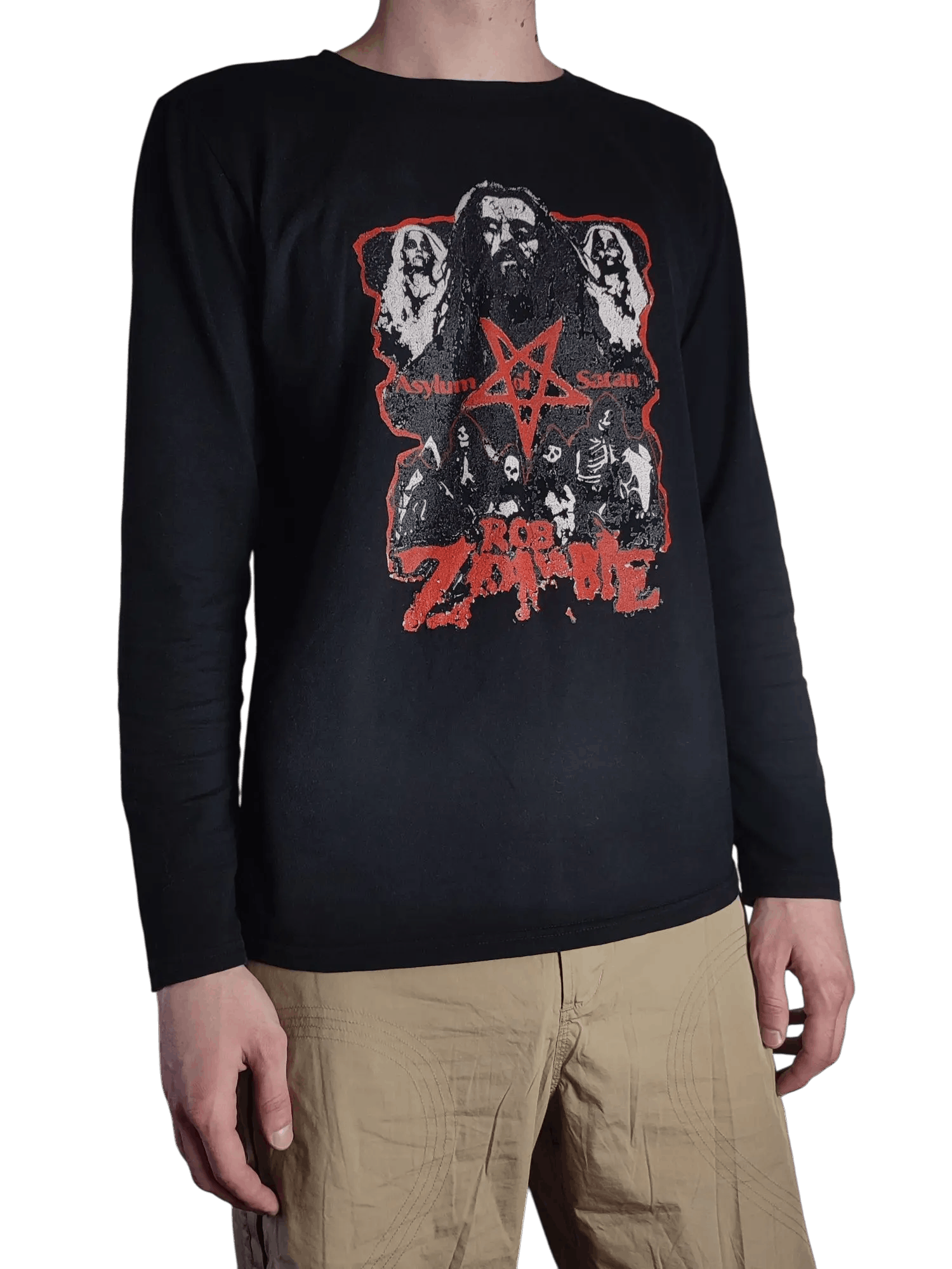Band Tees Rob Zombie Asylum of Satan Long sleeve t-shirt Size US M / EU 48-50 / 2 - 6 Thumbnail