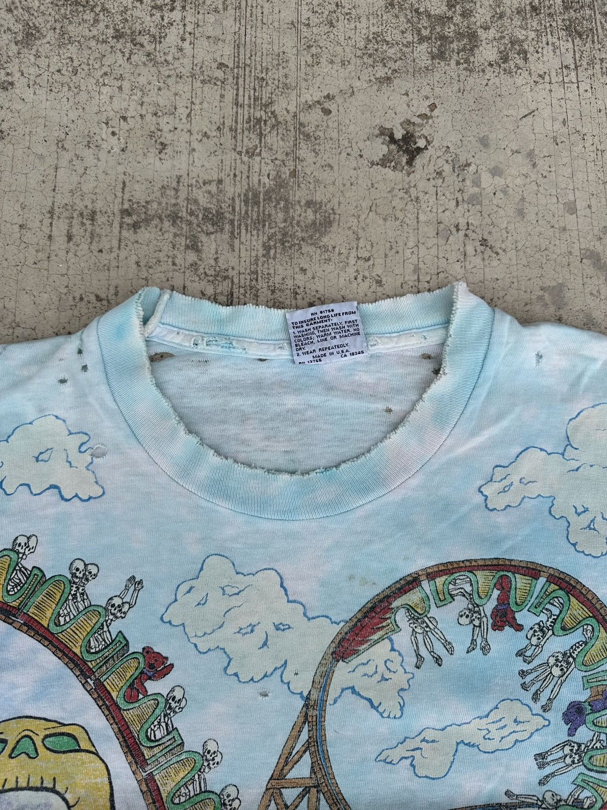 Grateful Dead × Liquid Blue Vintage 1993 Liquid Blue Grateful Dead Tee Size US L / EU 52-54 / 3 - 3 Thumbnail