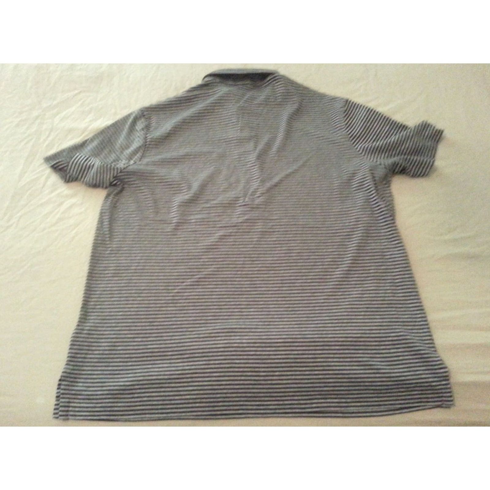 Polo Ralph Lauren Polo Ralph Lauren Shirt Polo Shirt Mens L Gray Black Stripes Cotton RL Polo Golf Shirt Mens L Blue Size US L / EU 52-54 / 3 - 2 Thumbnail