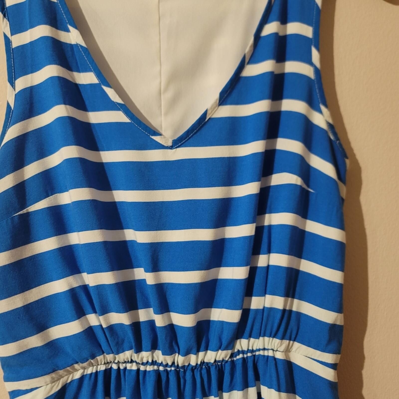 Gap Nautical Gap Striped V-Neck Mini Coastal Clean Sz S Dress Size S / US 4 / IT 40 - 7 Thumbnail