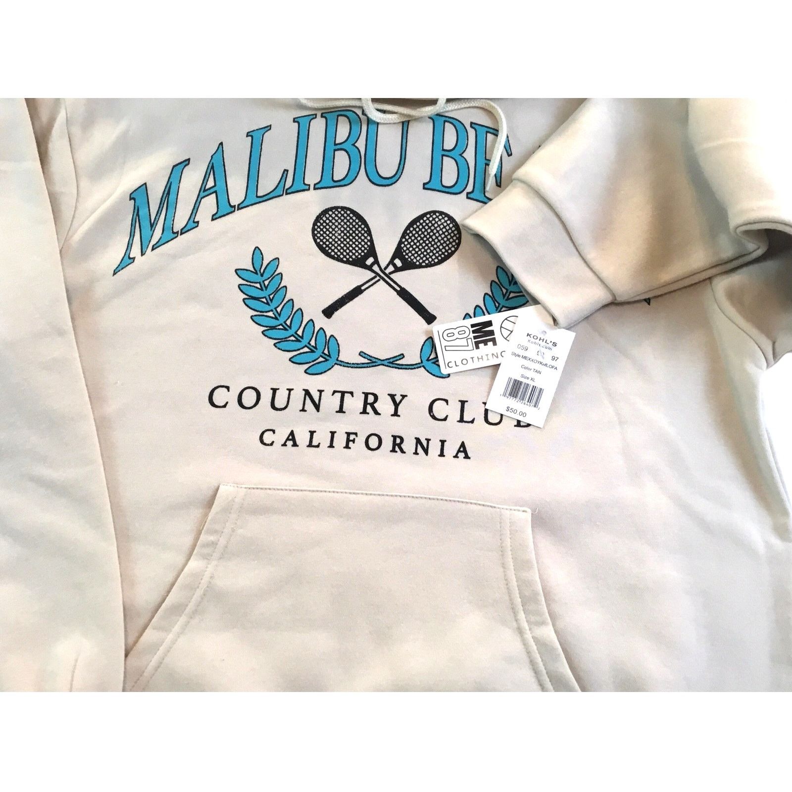 Other Hoodie Malibu Beach Country Club ME87 Co NWT As Is $50.00 Size US XL / EU 56 / 4 - 5 Thumbnail