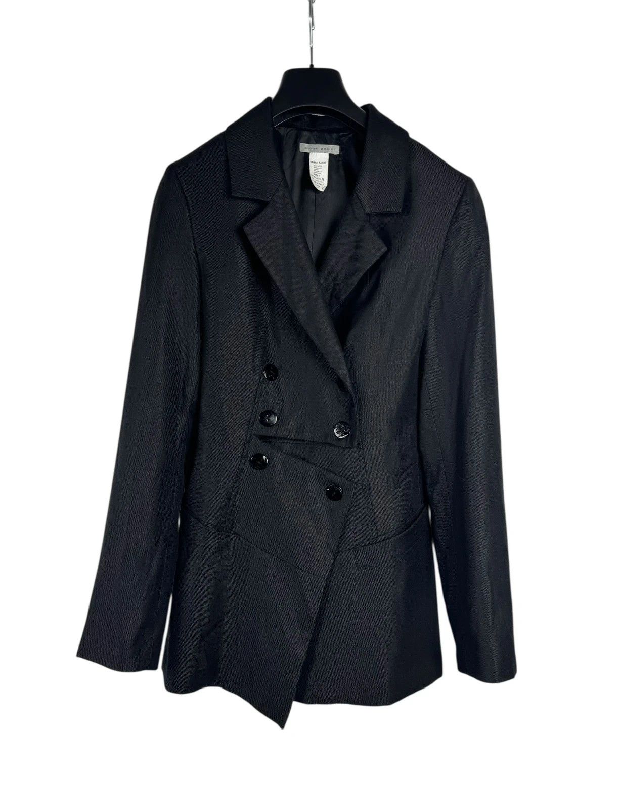 Sarah Pacini Sarah Pacini Deconstructed Blazer Linen Wool size 1 Size S / US 4 / IT 40 - 15 Thumbnail
