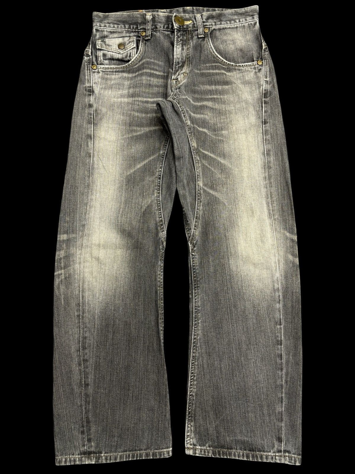 Lee 💥Insane 90s Style💥Lee Cowboy Black Wash Fades Denim F560 Size US 31 - 1 Thumbnail